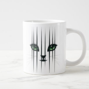 Katten Grote Groene Ogen Moderne Kattenliefhebber Koffiekop