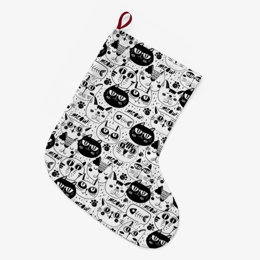 Katten Grote Kerstsok (Voorkant (Hangend))