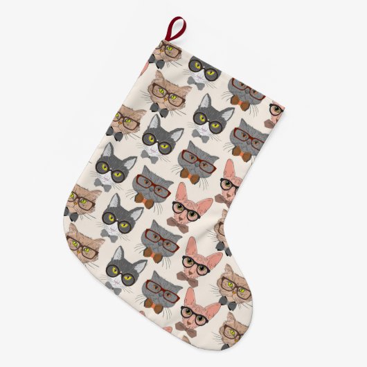 Katten Grote Kerstsok (Voorkant (Hangend))