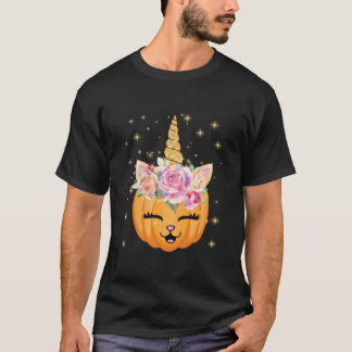 Katten Halloween Eenhoorn Kat T-shirt
