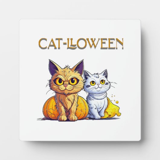 Katten Halloween Fotoplaat (Voorkant)