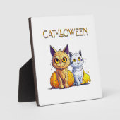 Katten Halloween Fotoplaat (Voorkant)