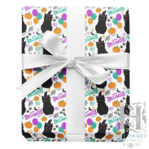 Katten Halloween Inpakpapier