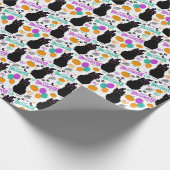 Katten Halloween Inpakpapier (Hoek)