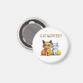 Katten Halloween Magneet (Voorkant / Achterkant)