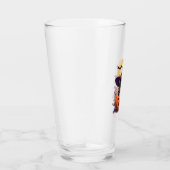 Katten Halloween Pompoen Zwart Kat Glas (Rechts)