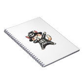 Katten Halloween Skelet Lieve Kat Kinderen  Notitieboek (Rechterzijde)