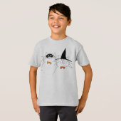 Katten Halloween T-shirt (Voorkant volledig)
