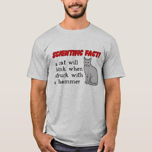 Katten hamer grappig shirt humor (Voorkant)