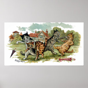 Katten Handelsvlekken Poster