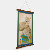 Katten Hangend Wandkleed (Gebogen)