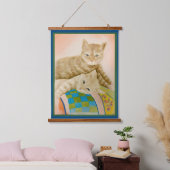 Katten Hangend Wandkleed (Slaapkamer)