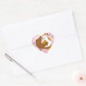Katten Hart Sticker (Envelop)