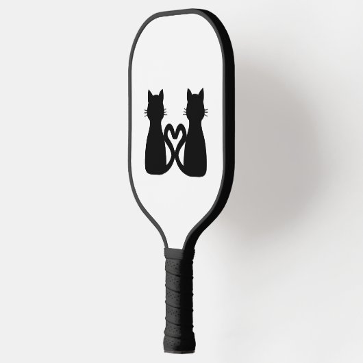 Katten Hart Zwart Pickleball Paddle (Links)