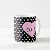 Katten Harten Mok (Voorkant rechts)