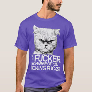 Katten hebben de leiding t-shirt