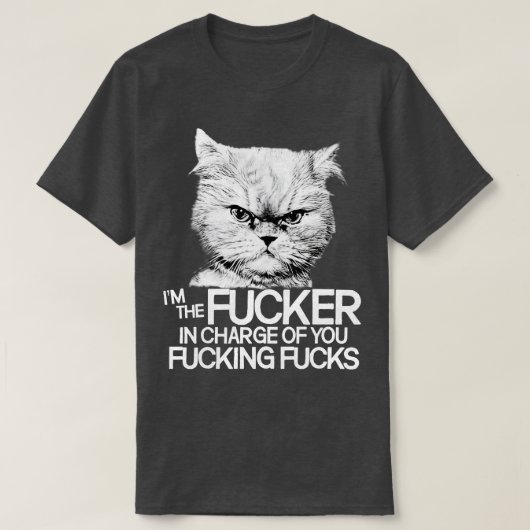 Katten hebben de leiding t-shirt (Design voorkant)