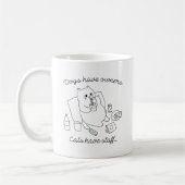 Katten hebben personeel koffiemok (Links)