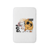 Katten hebben plezier op Halloween Sticker Badmat (Voorkant Verticaal)