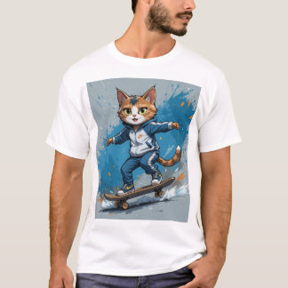 Katten hebben plezier t-shirt