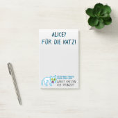 Katten hebben principes kiezers niet post-it® notes (Kantoor)