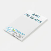 Katten hebben principes kiezers niet post-it® notes (Schuin)