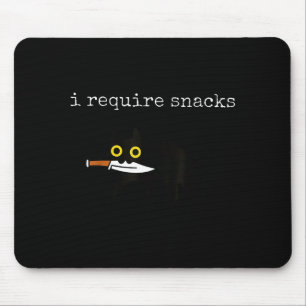 Katten hebben snacks nodig  muismat