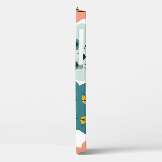 Katten heeft een raar patroon. Case-Mate iPhone case (Achterkant / Links)