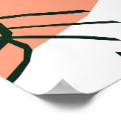 Katten heeft een raar  patroon. poster (Hoek)