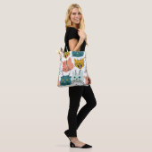 Katten heeft een raar patroon. tote bag (Op model)