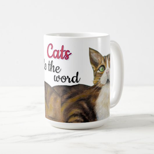 Katten heersen over de wereld mok  (Voorkant rechts)
