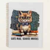 Katten heersen, school drollen planner (Voorkant)