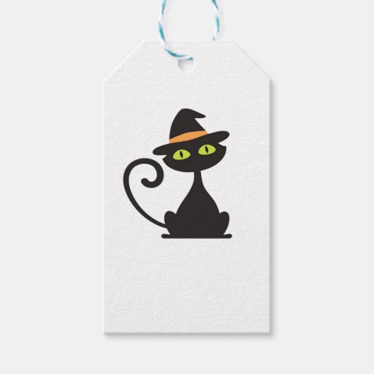 katten heks Classic T-shirt Cadeaulabel (Voorkant)