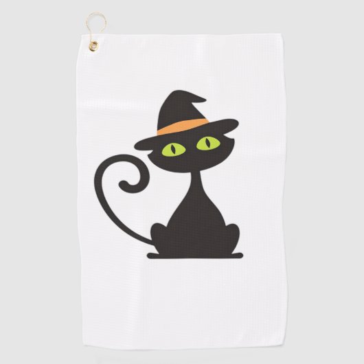 katten heks Classic T-shirt Golfhanddoek (Voorkant)