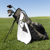 katten heks Classic T-shirt Golfhanddoek (Groen)