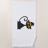 katten heks Classic T-shirt Strandlaken (Voorkant)
