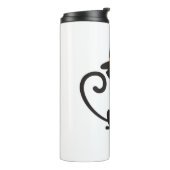 katten heks Classic T-shirt Thermosbeker (Gedraaid links)