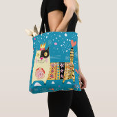 Katten, Hippie, Bohemiaanse en vrije gedistilleerd Tote Bag (Dichtbij)