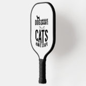 katten Honden hebben personeel voor katten Pickleball Paddle (Links)