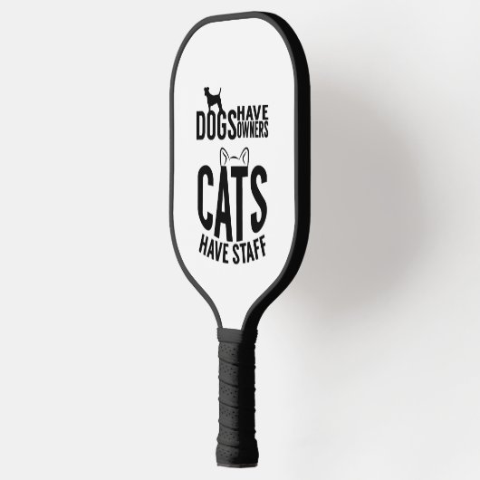 katten Honden hebben personeel voor katten Pickleball Paddle (Links)