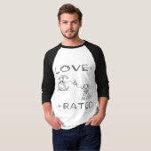 Katten & Honden, Love Rated T-shirt (Voorkant volledig)