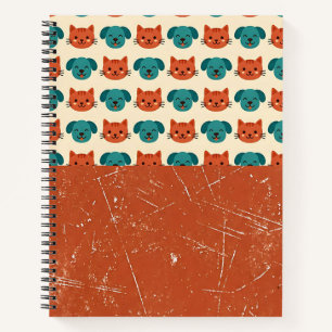 Katten & Honden Patroon Split Notitieboek