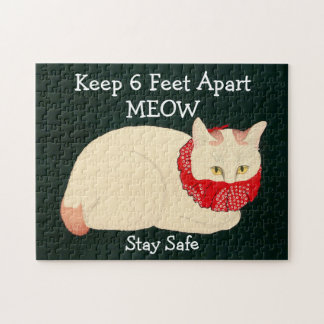Katten houden 6 voet afstand legpuzzel