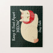 Katten houden 6 voet afstand legpuzzel (Verticaal)