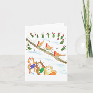 Katten houden poten warm kaart