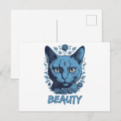 Katten houden van de schoonheid van katten briefkaart (Voorkant / Achterkant)