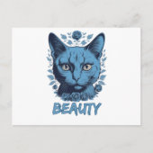 Katten houden van de schoonheid van katten briefkaart (Voorkant)