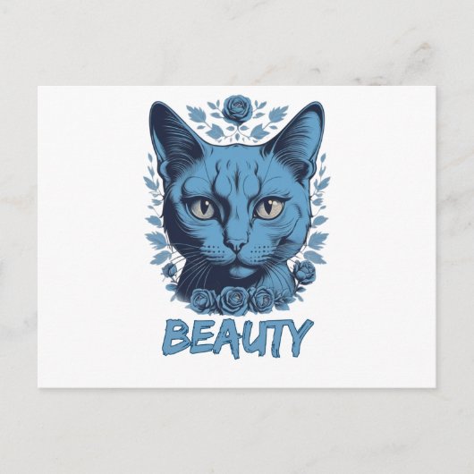 Katten houden van de schoonheid van katten briefkaart (Voorkant)