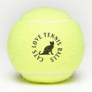Katten houden van tennisballen - Maak je eigen hui
