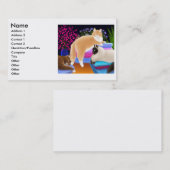 Katten houden van vers wasprofiel visitekaartje (Voorkant / Achterkant)